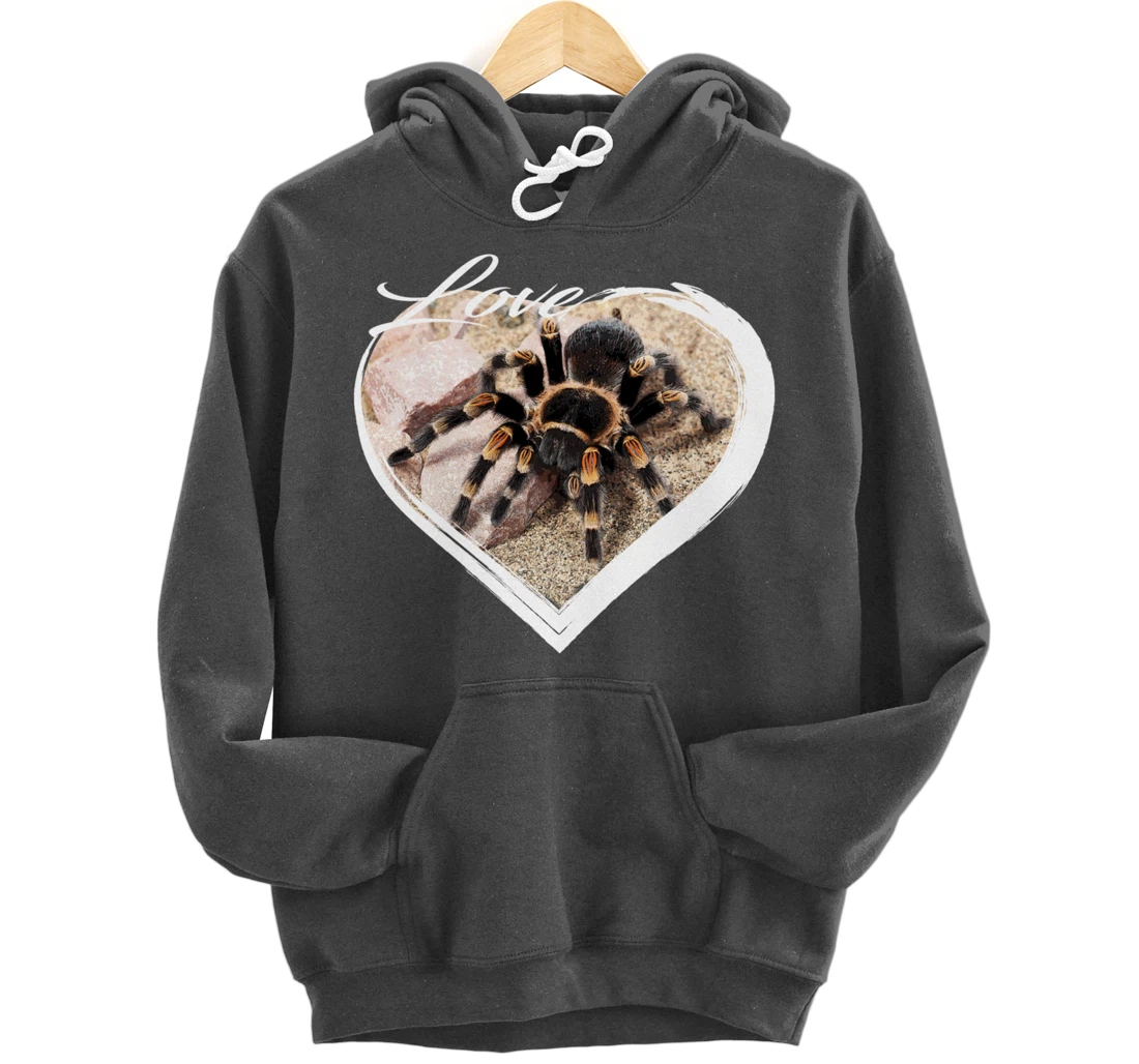 Love Tarantula Lover Hairy Spiders Pullover Hoodie