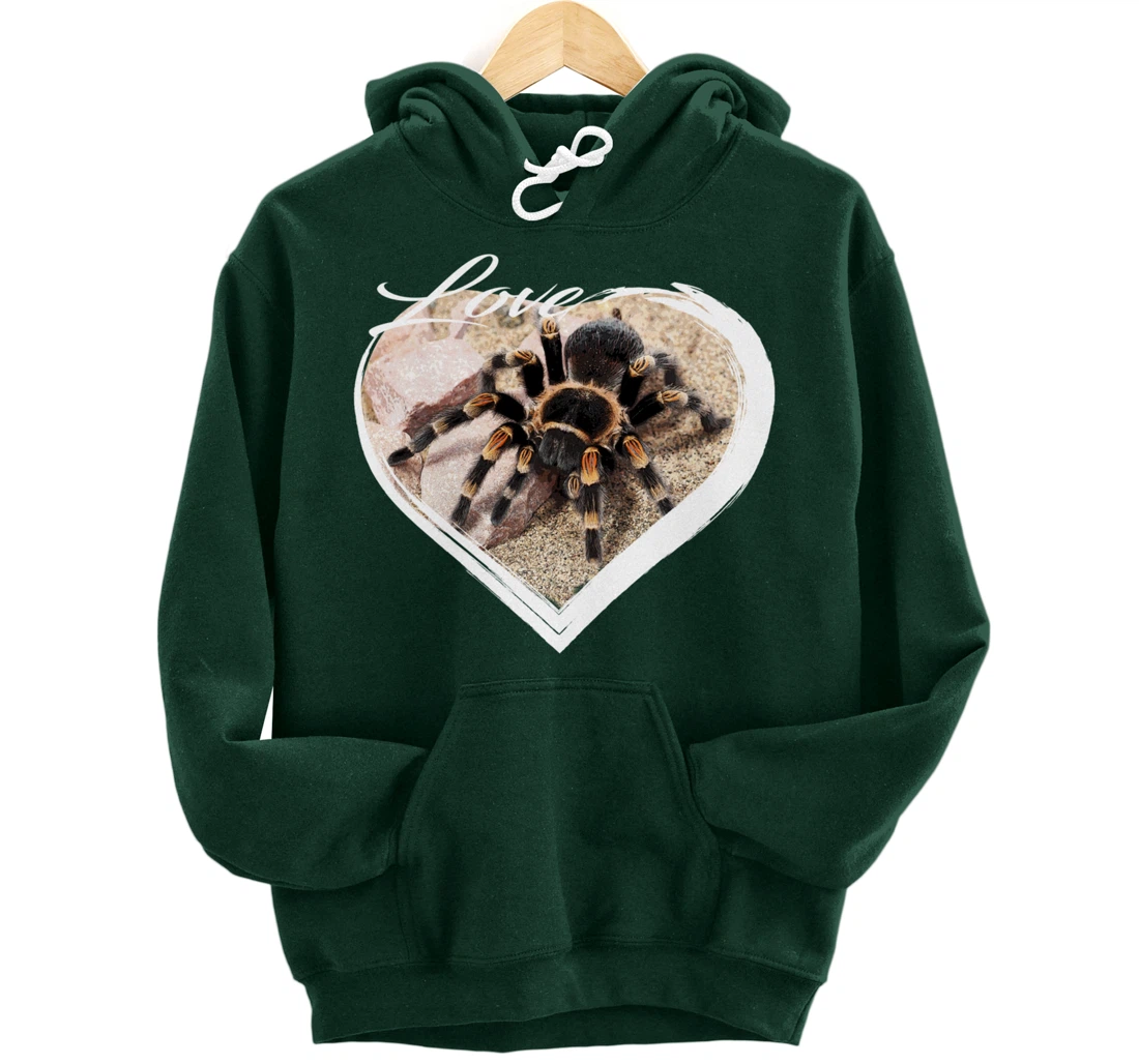 Love Tarantula Lover Hairy Spiders Pullover Hoodie