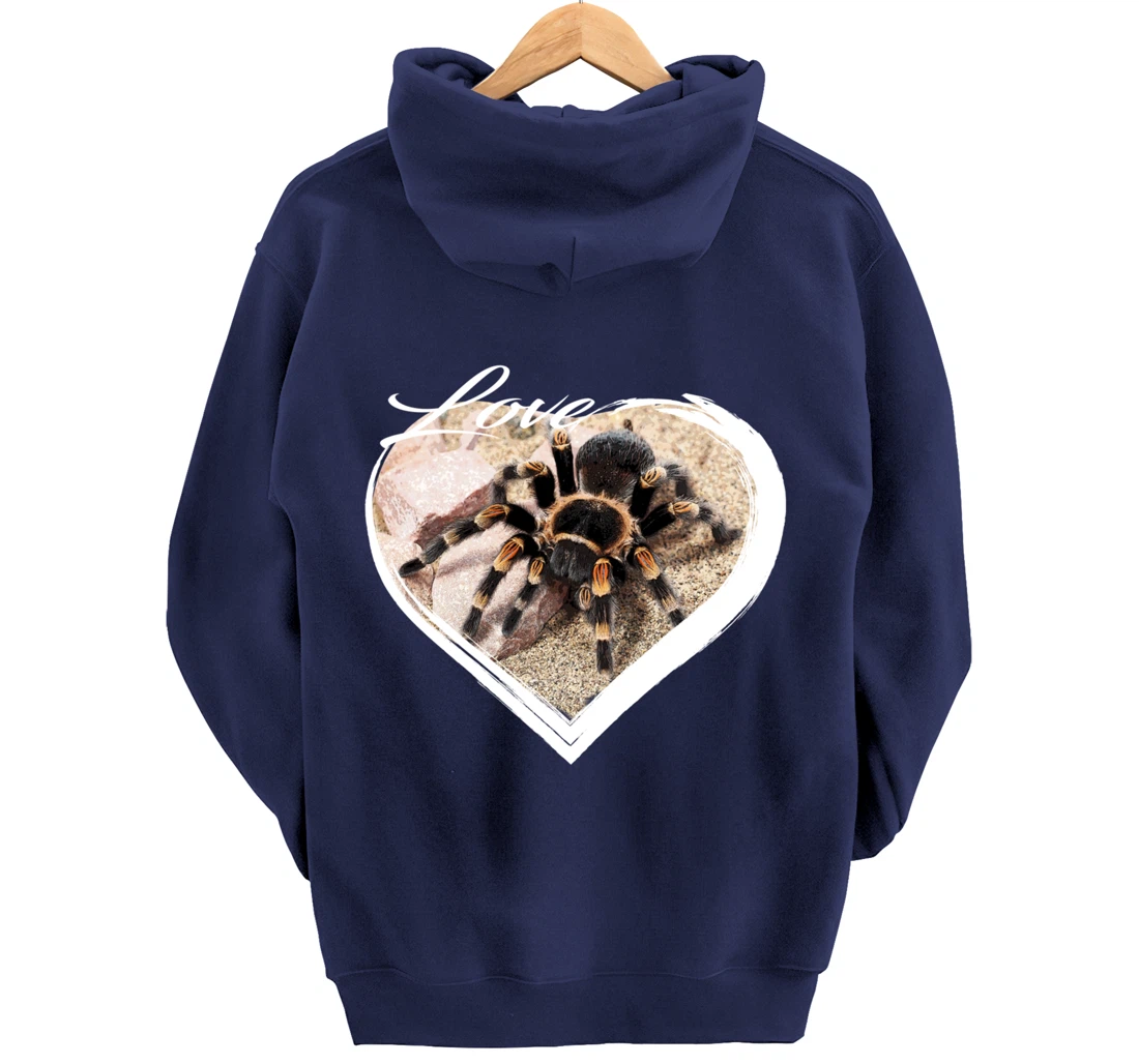 Love Tarantula Lover Hairy Spiders Pullover Hoodie