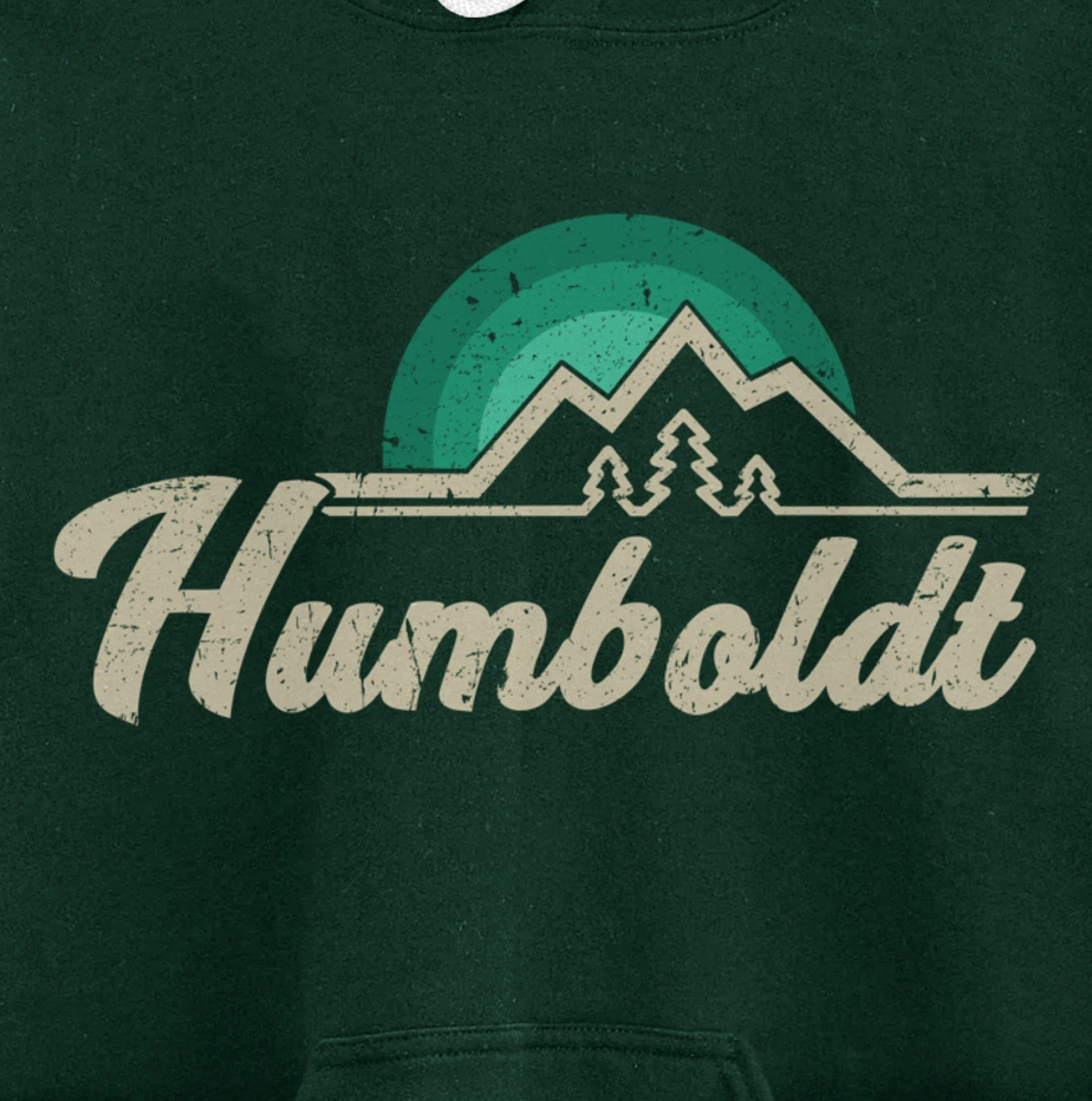 Humboldt California retro vintage gift idea Pullover Hoodie