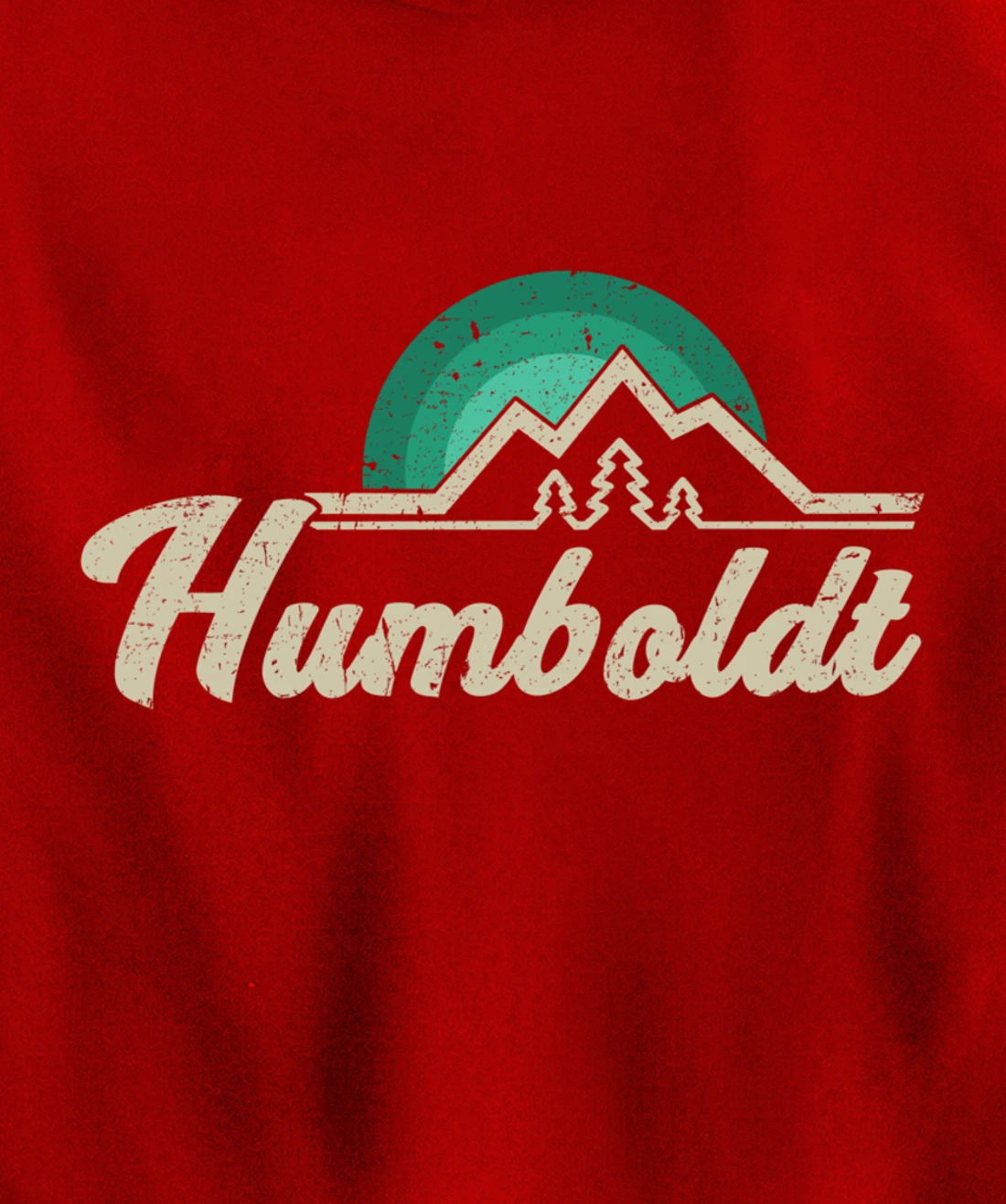 Humboldt California retro vintage gift idea Pullover Hoodie