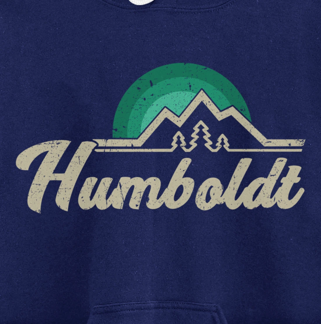 Humboldt California retro vintage gift idea Pullover Hoodie