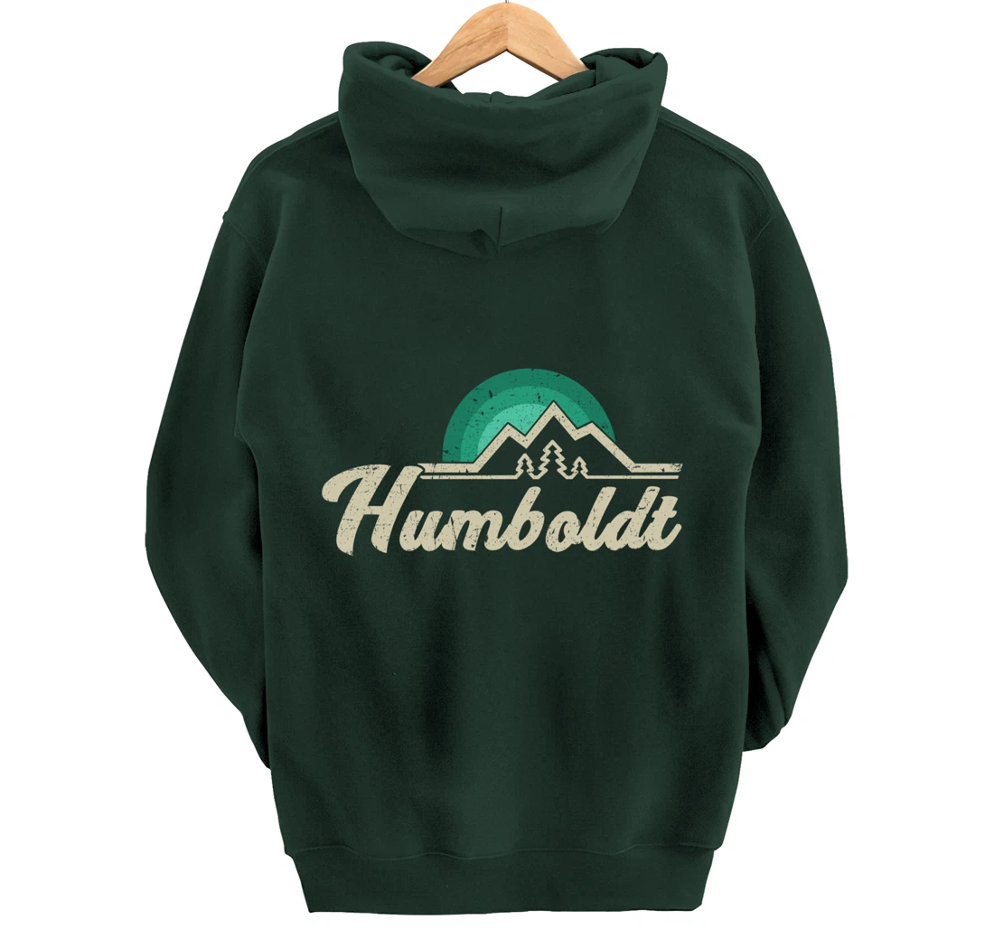 Humboldt California retro vintage gift idea Pullover Hoodie