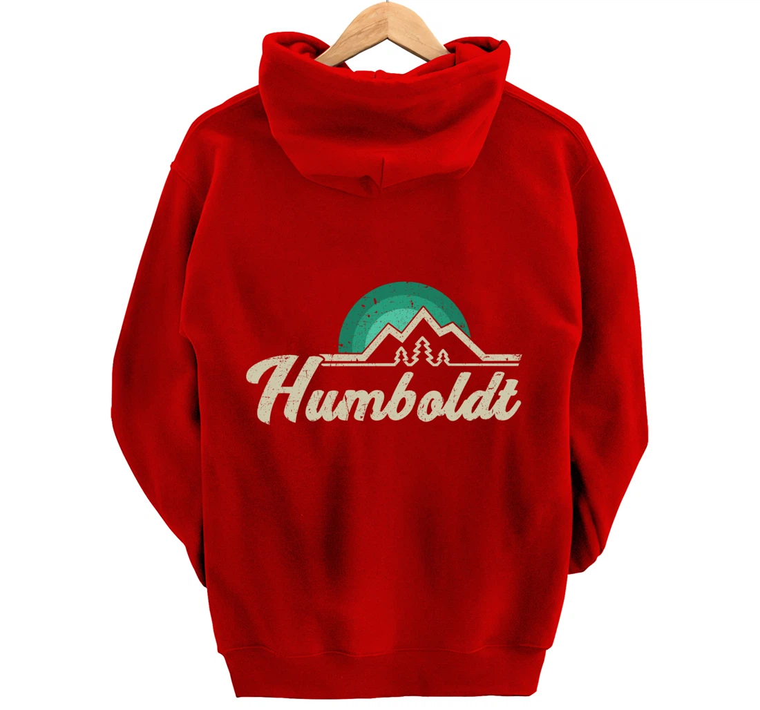 Humboldt California retro vintage gift idea Pullover Hoodie
