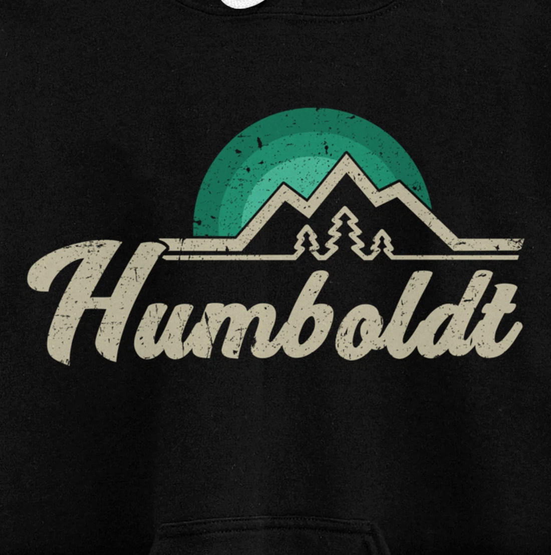 Humboldt California retro vintage gift idea Pullover Hoodie