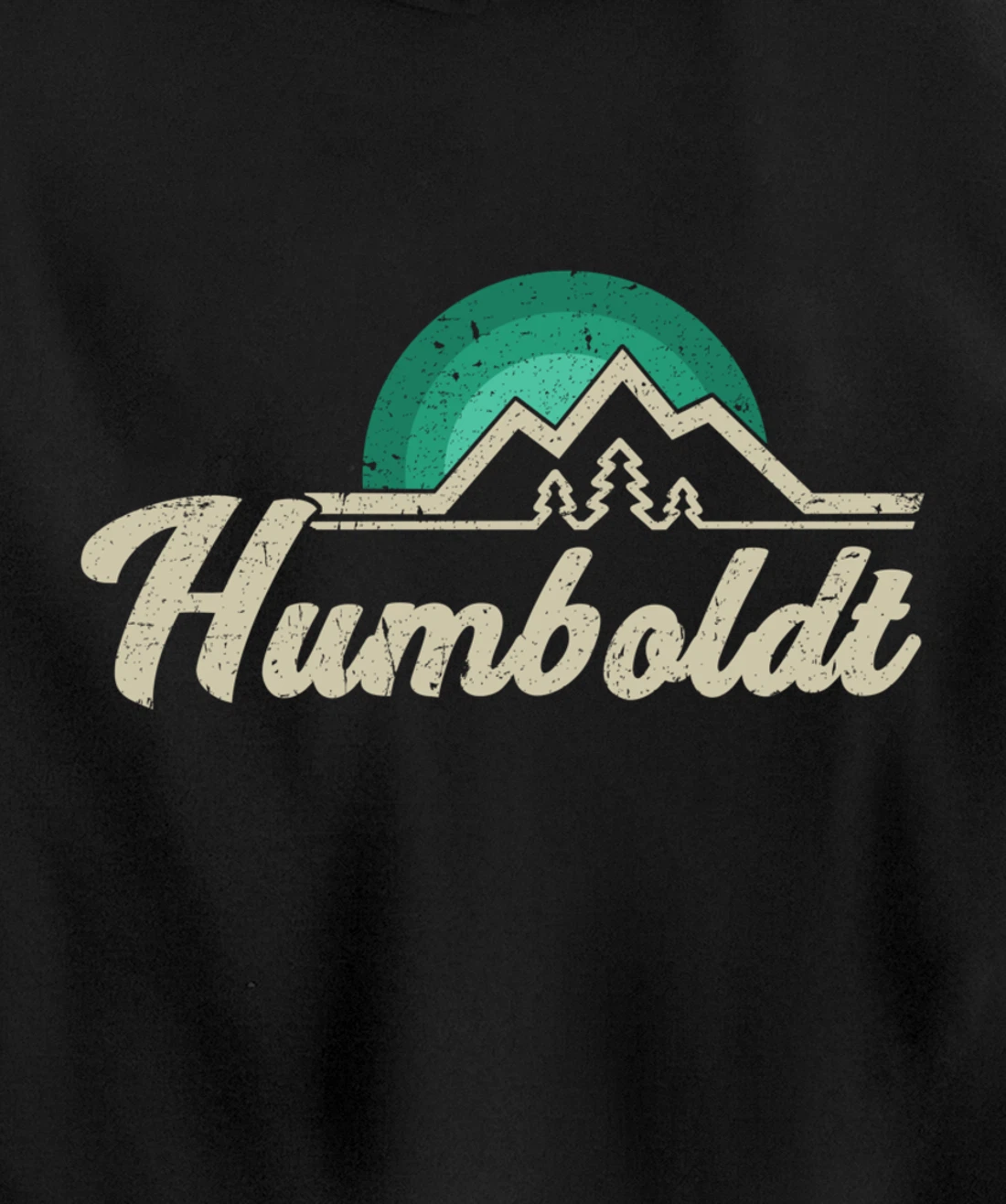 Humboldt California retro vintage gift idea Pullover Hoodie