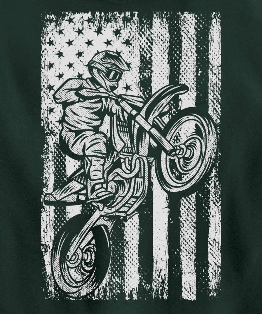 Motocross Shirts USA American Flag Dirtbike Shirt Supercross Pullover Hoodie