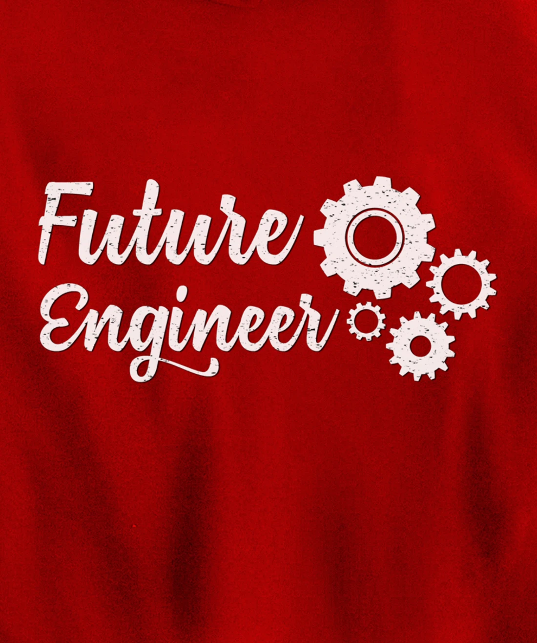 Future Engineer with Gears Student Pullover Hoodie