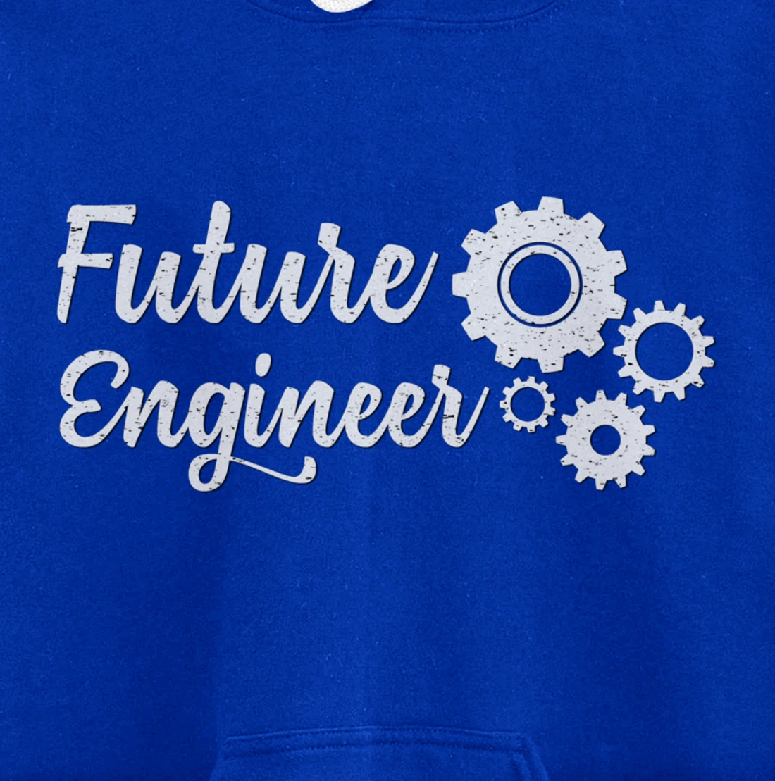 Future Engineer with Gears Student Pullover Hoodie