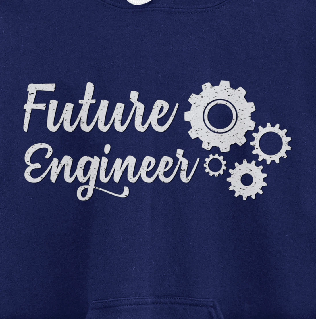 Future Engineer with Gears Student Pullover Hoodie
