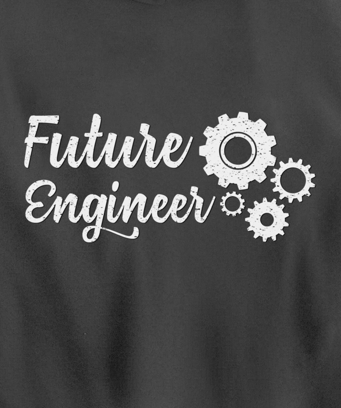 Future Engineer with Gears Student Pullover Hoodie