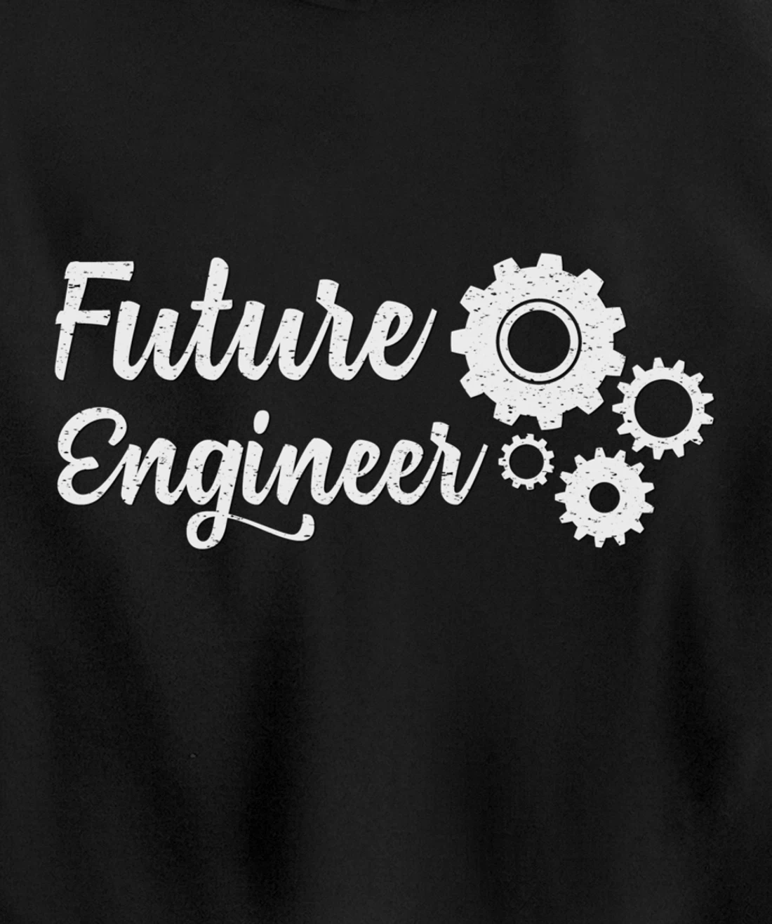 Future Engineer with Gears Student Pullover Hoodie