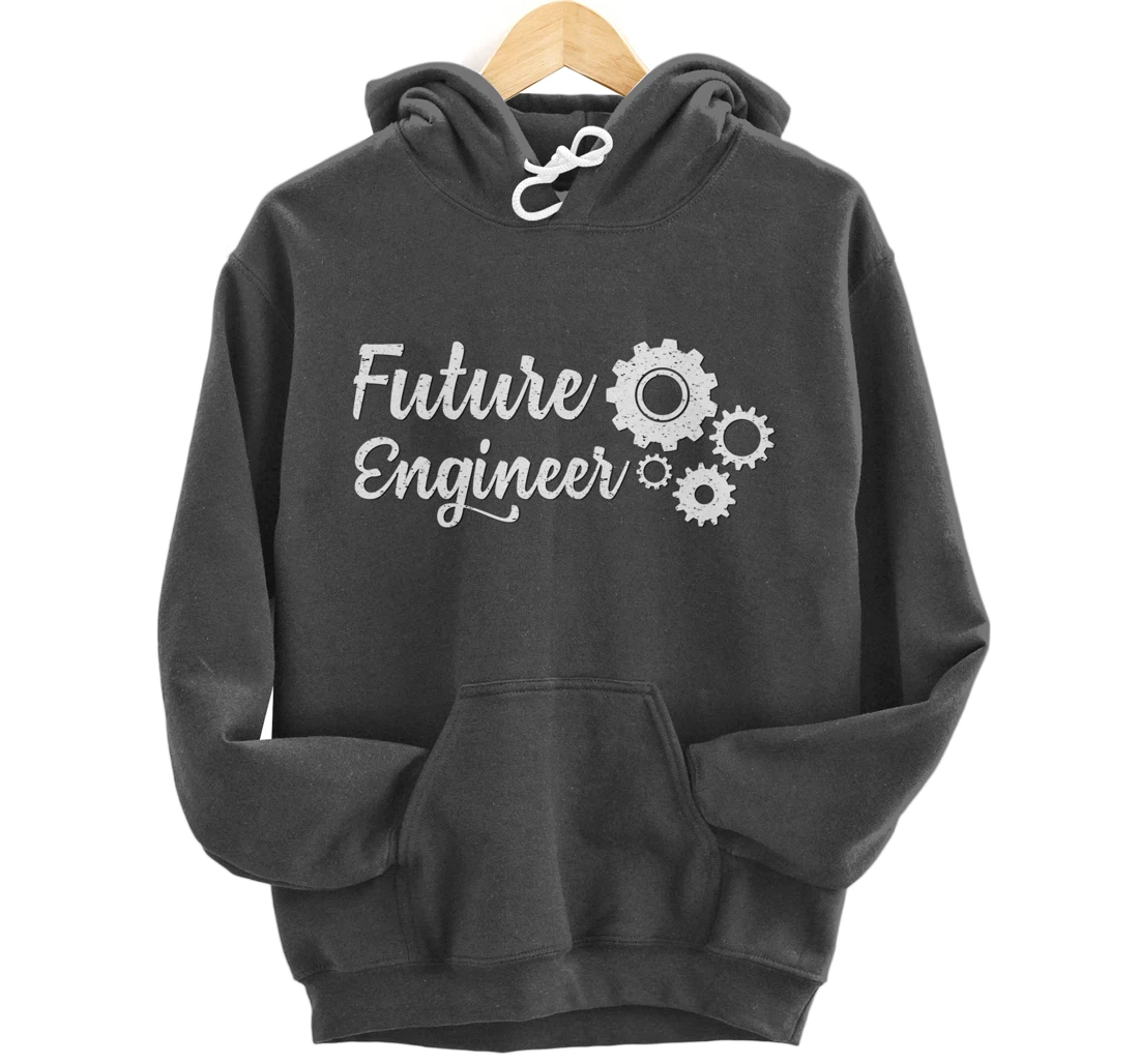 Future Engineer with Gears Student Pullover Hoodie