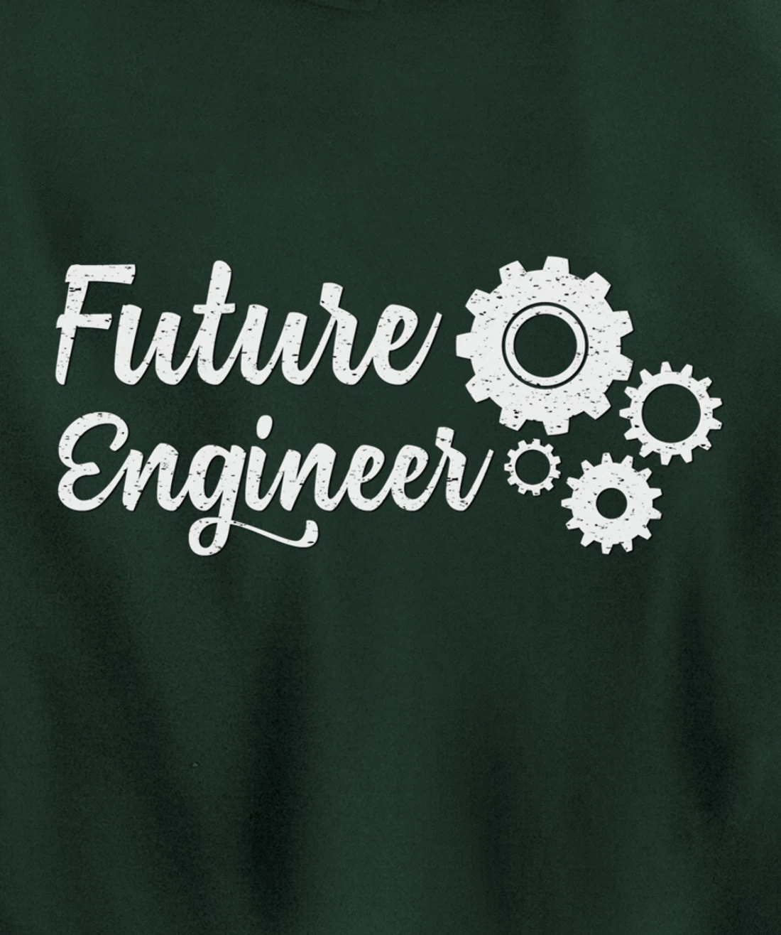 Future Engineer with Gears Student Pullover Hoodie