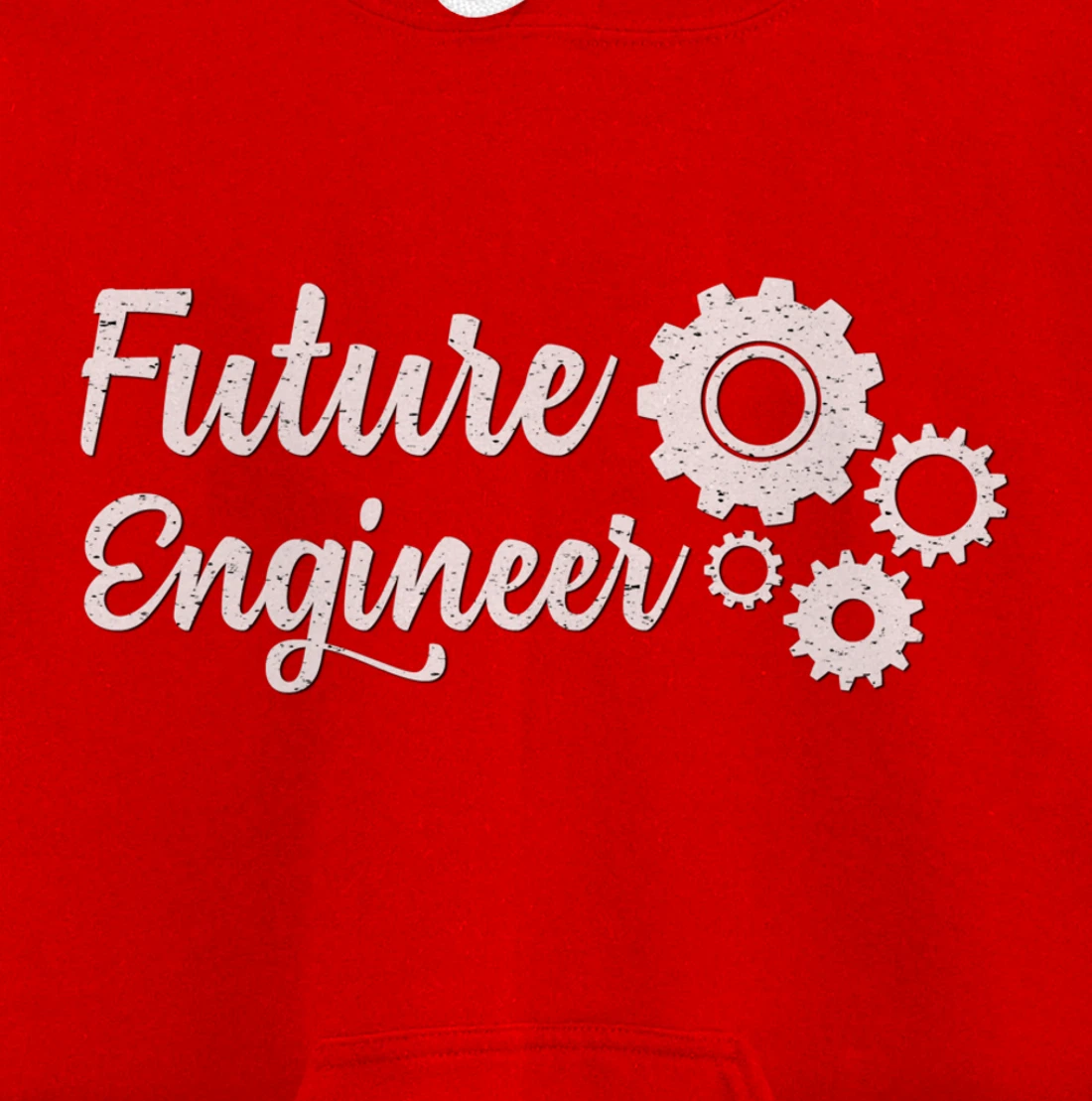 Future Engineer with Gears Student Pullover Hoodie