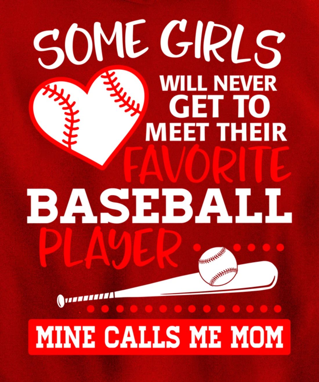 My Favorite Baseball Player Calls Me Mom Mother Gift Pullover Hoodie