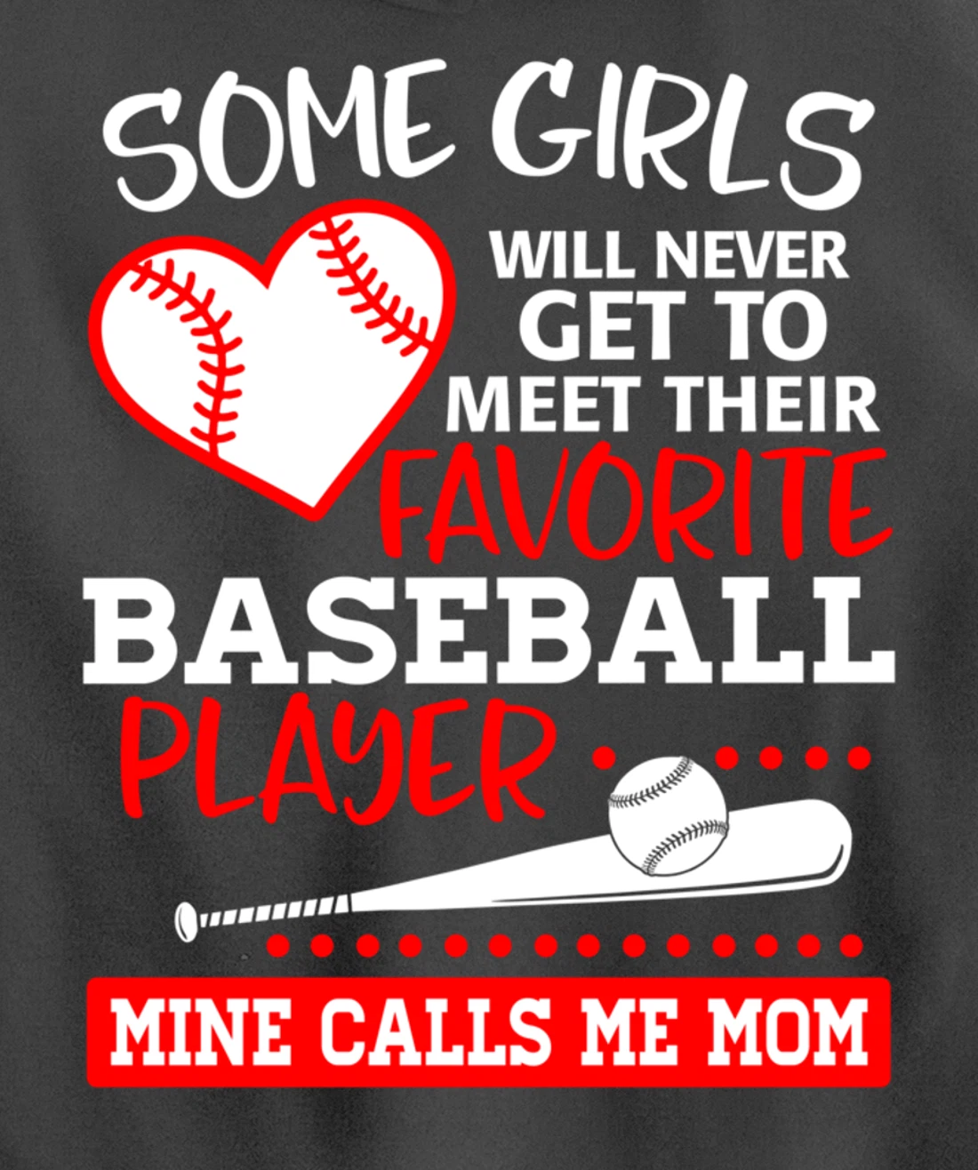 My Favorite Baseball Player Calls Me Mom Mother Gift Pullover Hoodie