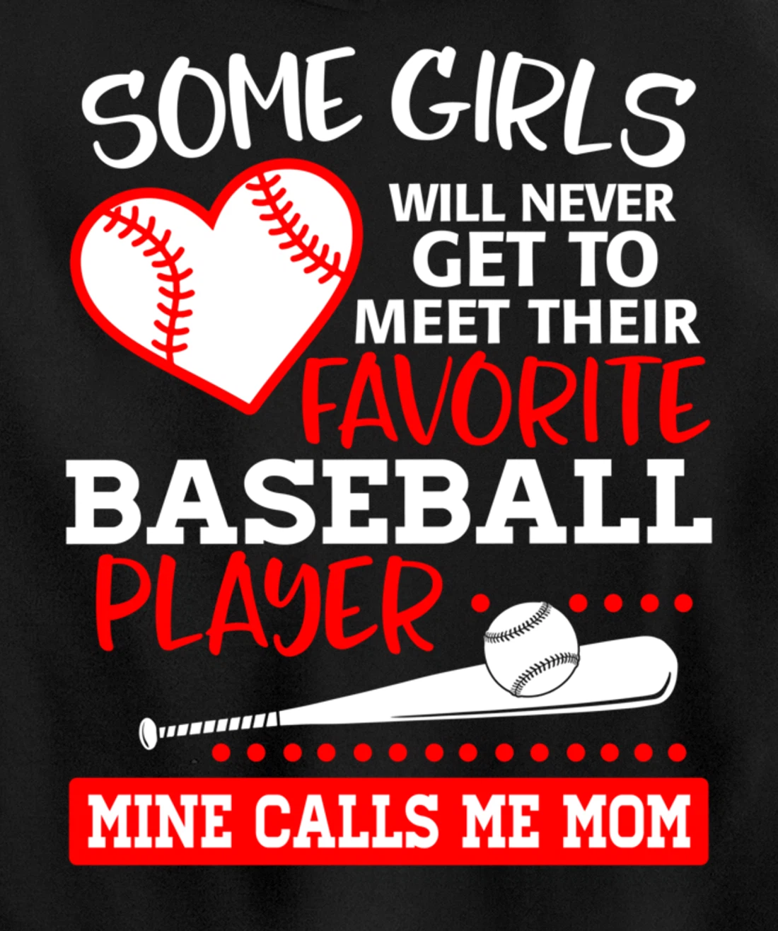 My Favorite Baseball Player Calls Me Mom Mother Gift Pullover Hoodie