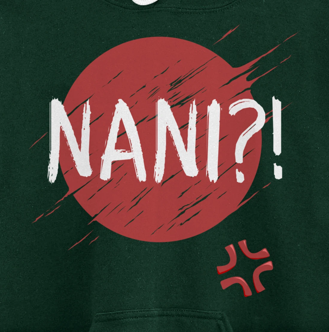 Nani! What? Funny Japanese Anime Pullover Hoodie
