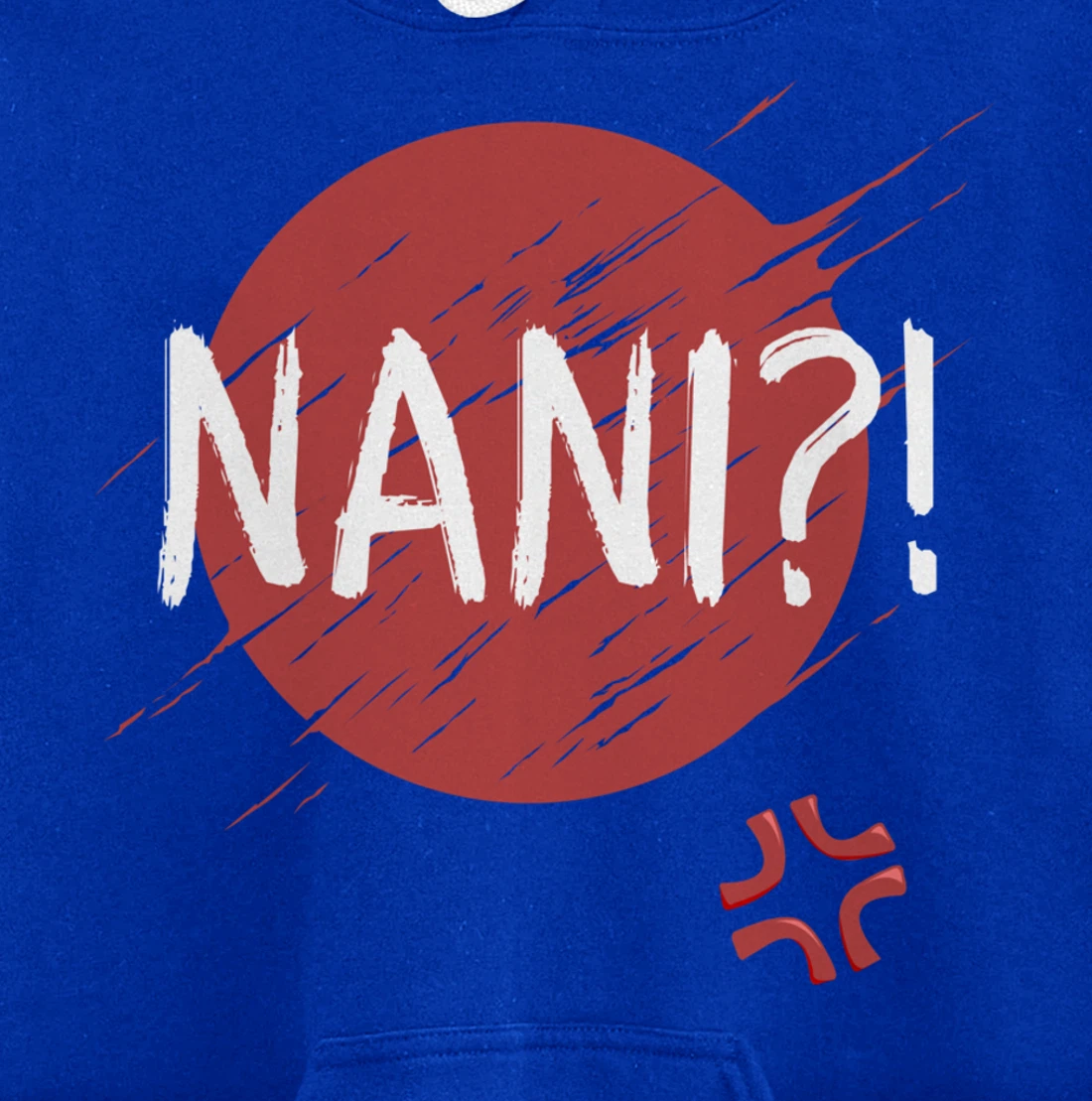 Nani! What? Funny Japanese Anime Pullover Hoodie