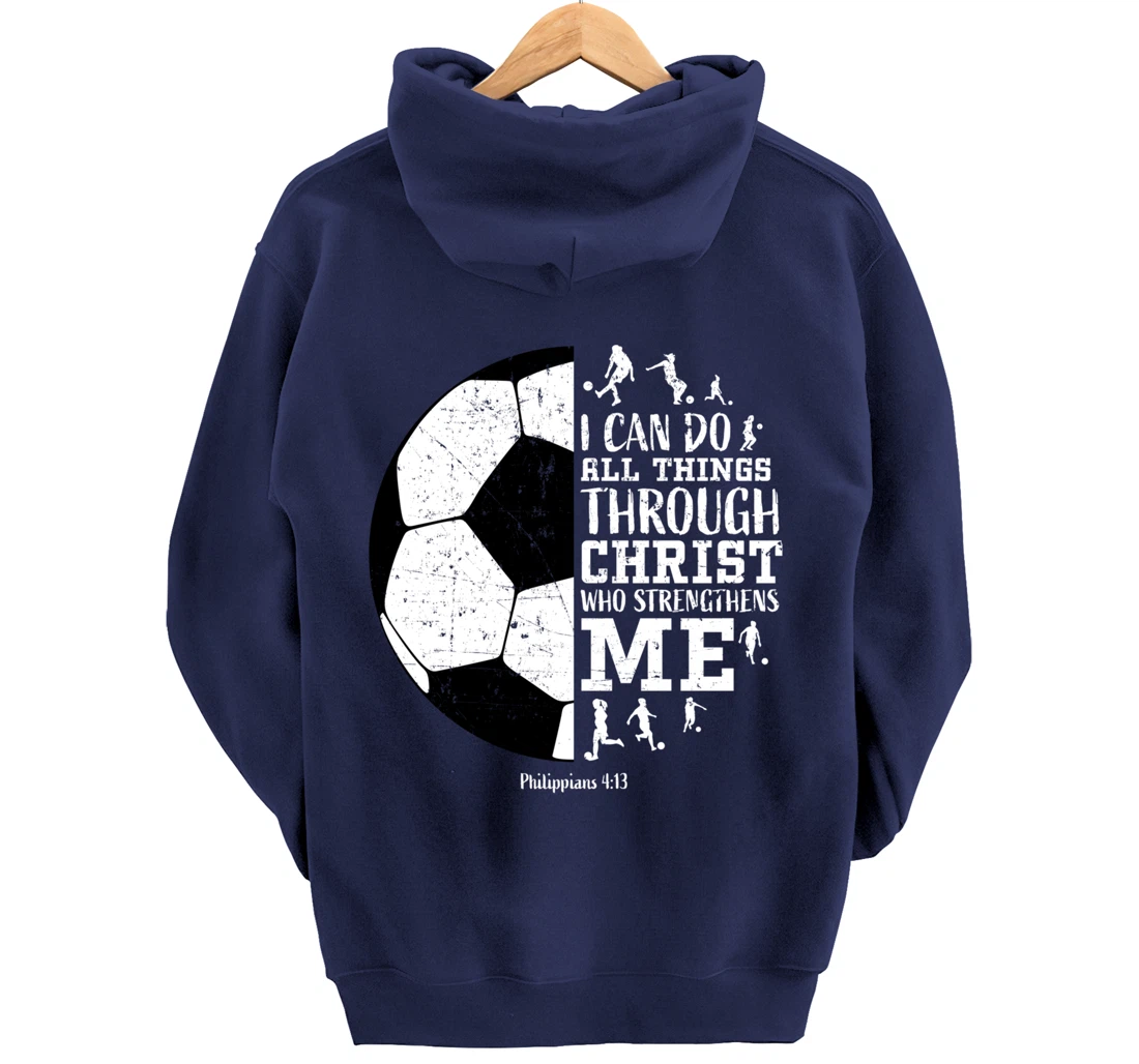 Soccer Hoodies Teen Girls Women's Soccer Hoodie Gifts Mom Pullover Hoodie