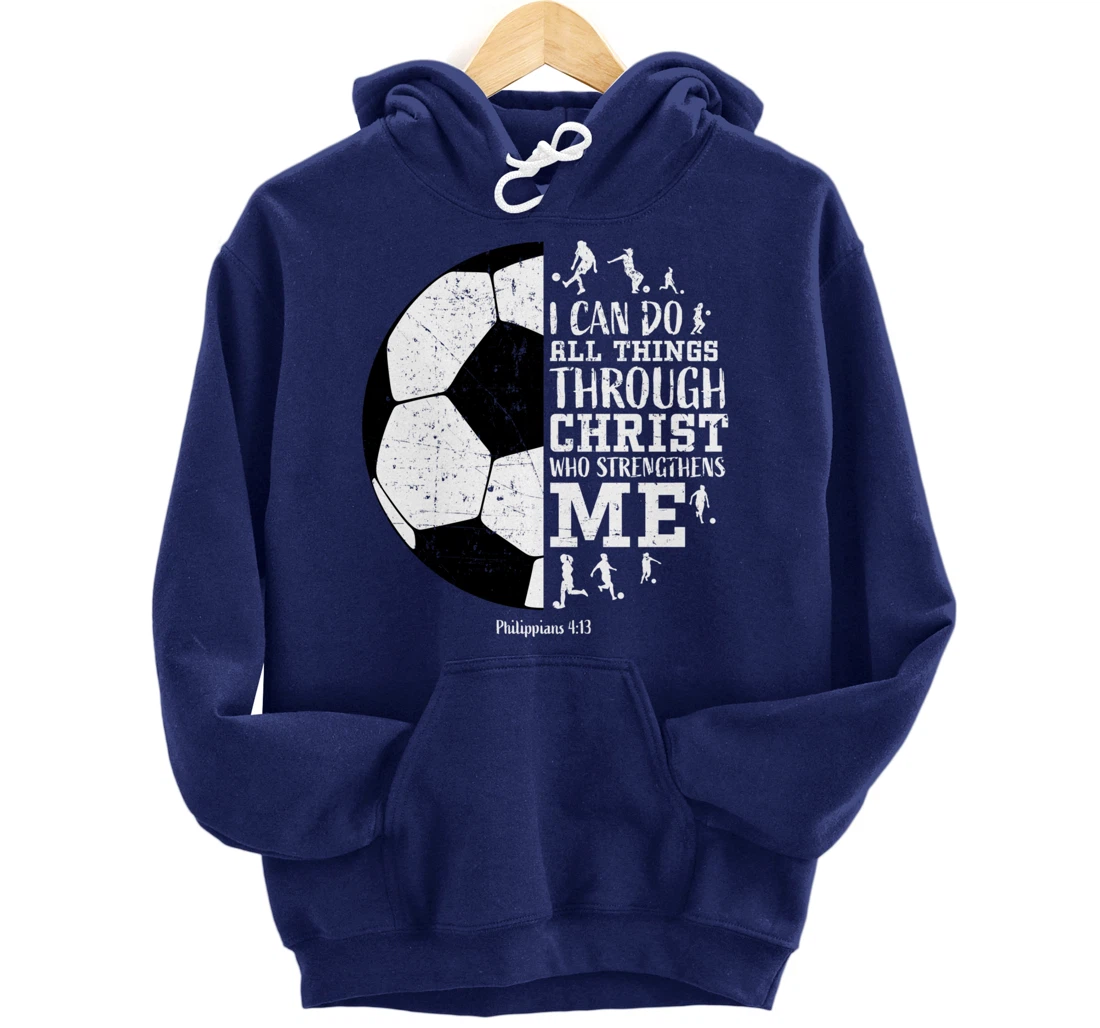 Soccer Hoodies Teen Girls Women's Soccer Hoodie Gifts Mom Pullover Hoodie