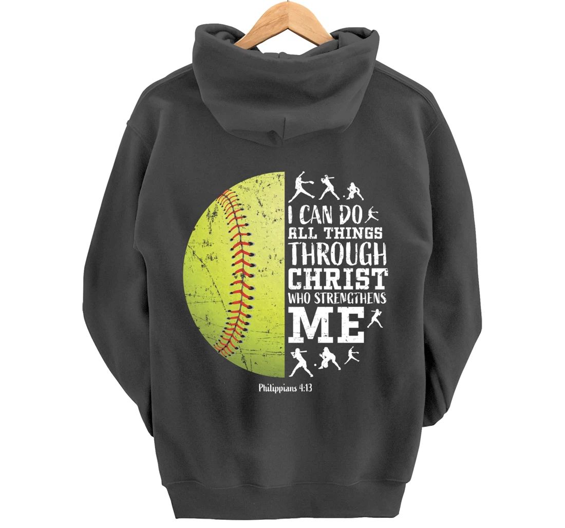 Softball Hoodies Women Gifts Hoody Hoodie Women's Teen Girls Pullover Hoodie