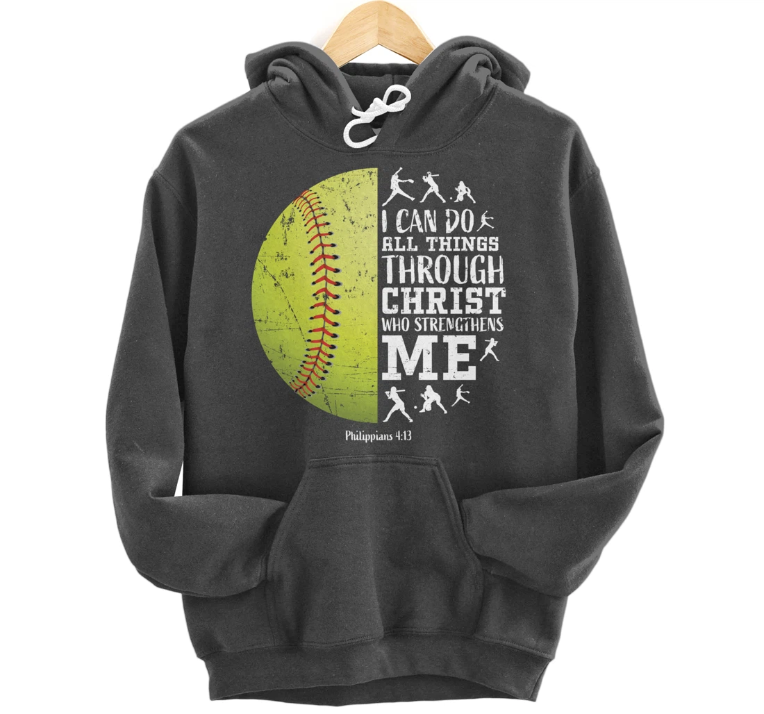 Softball Hoodies Women Gifts Hoody Hoodie Women's Teen Girls Pullover Hoodie