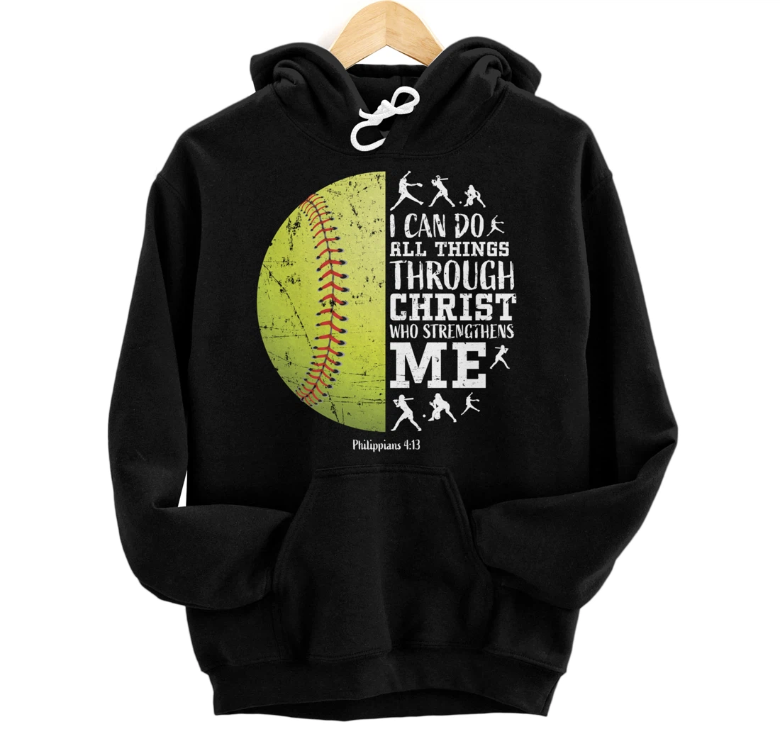 Softball Hoodies Women Gifts Hoody Hoodie Women's Teen Girls Pullover Hoodie