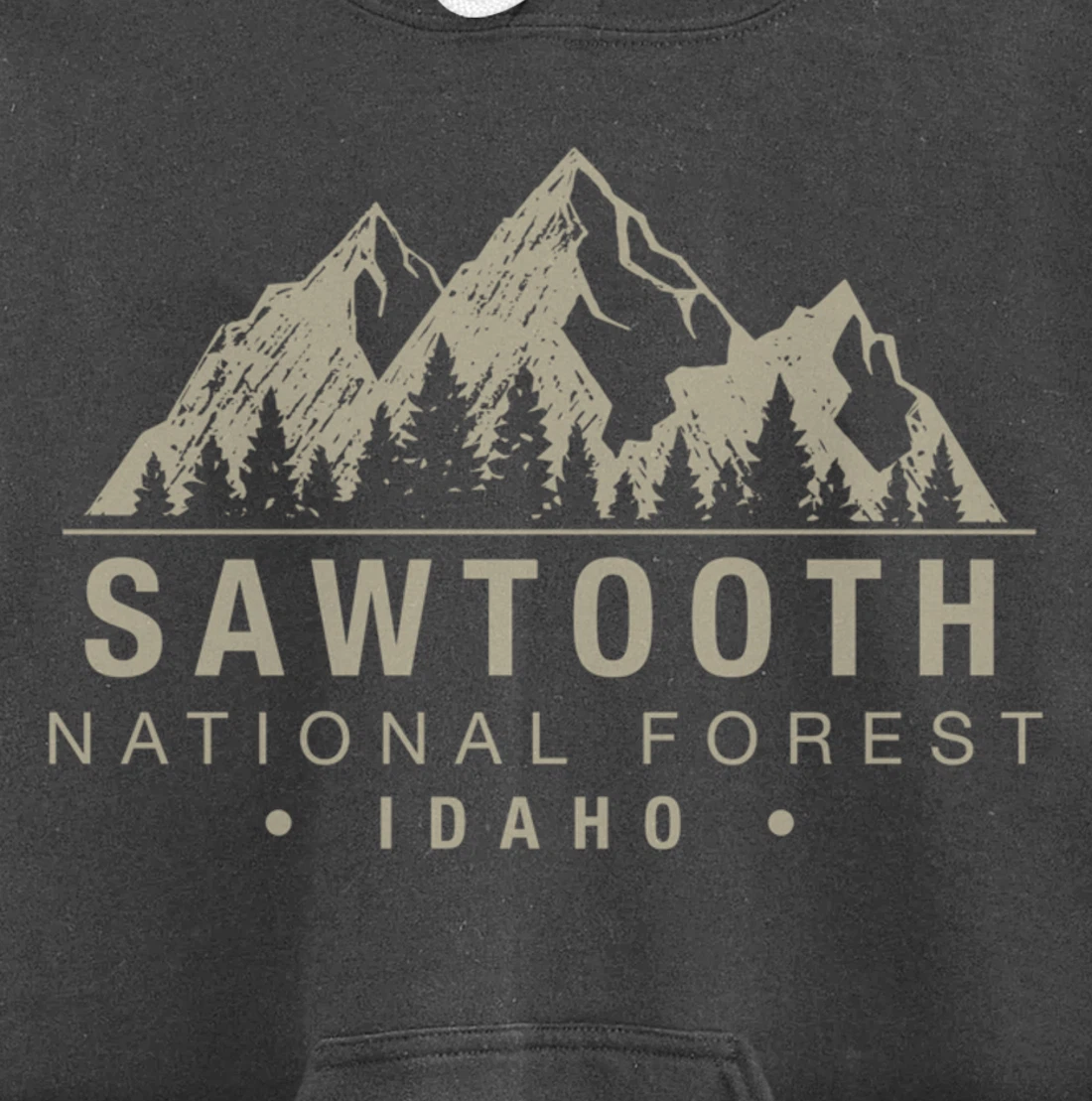 Sawtooth National Forest Idaho Pullover Hoodie