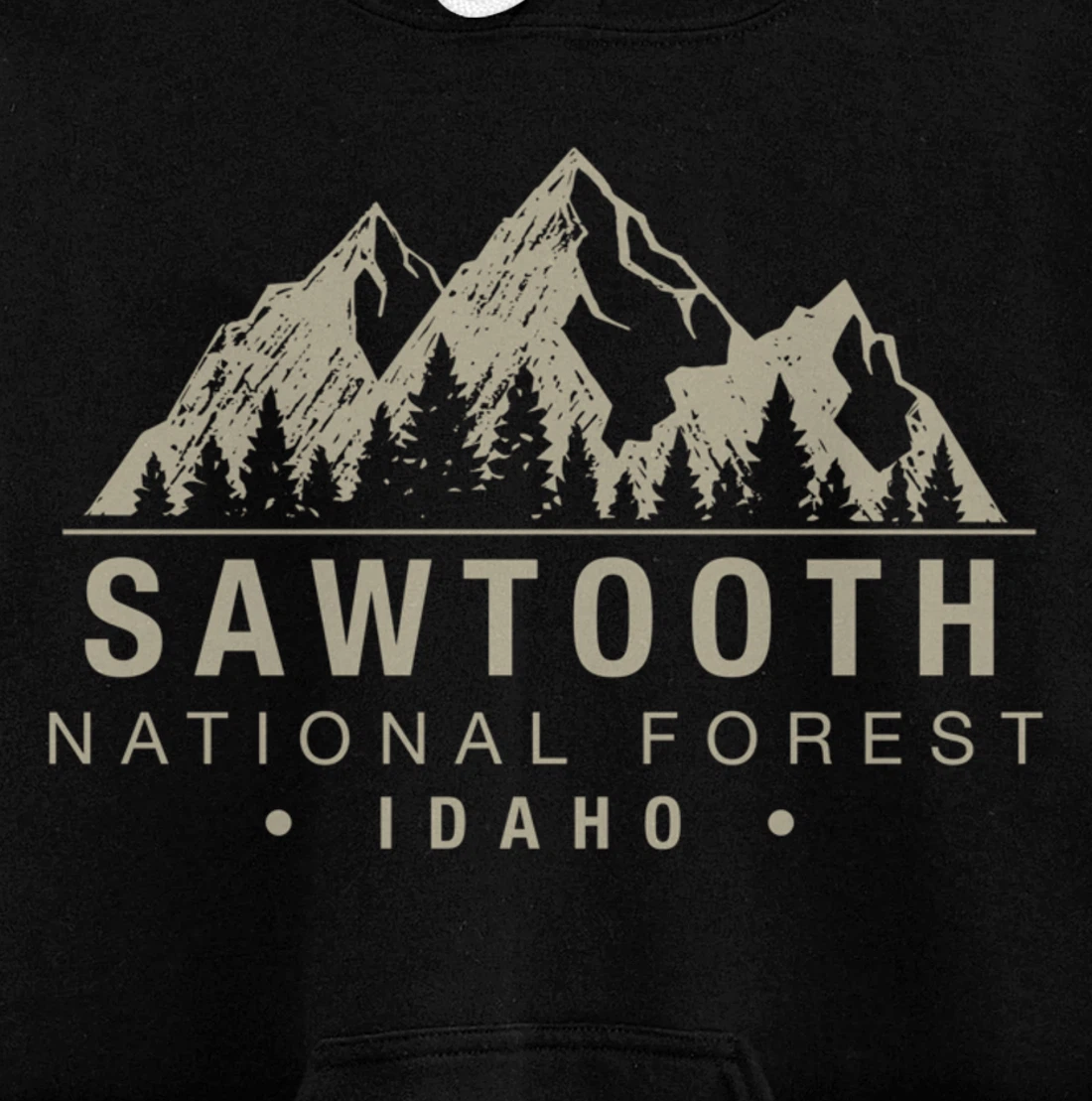 Sawtooth National Forest Idaho Pullover Hoodie