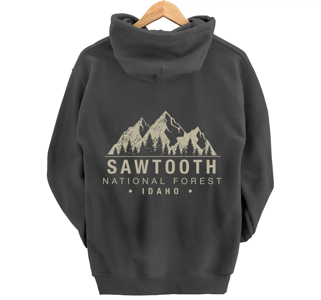 Sawtooth National Forest Idaho Pullover Hoodie