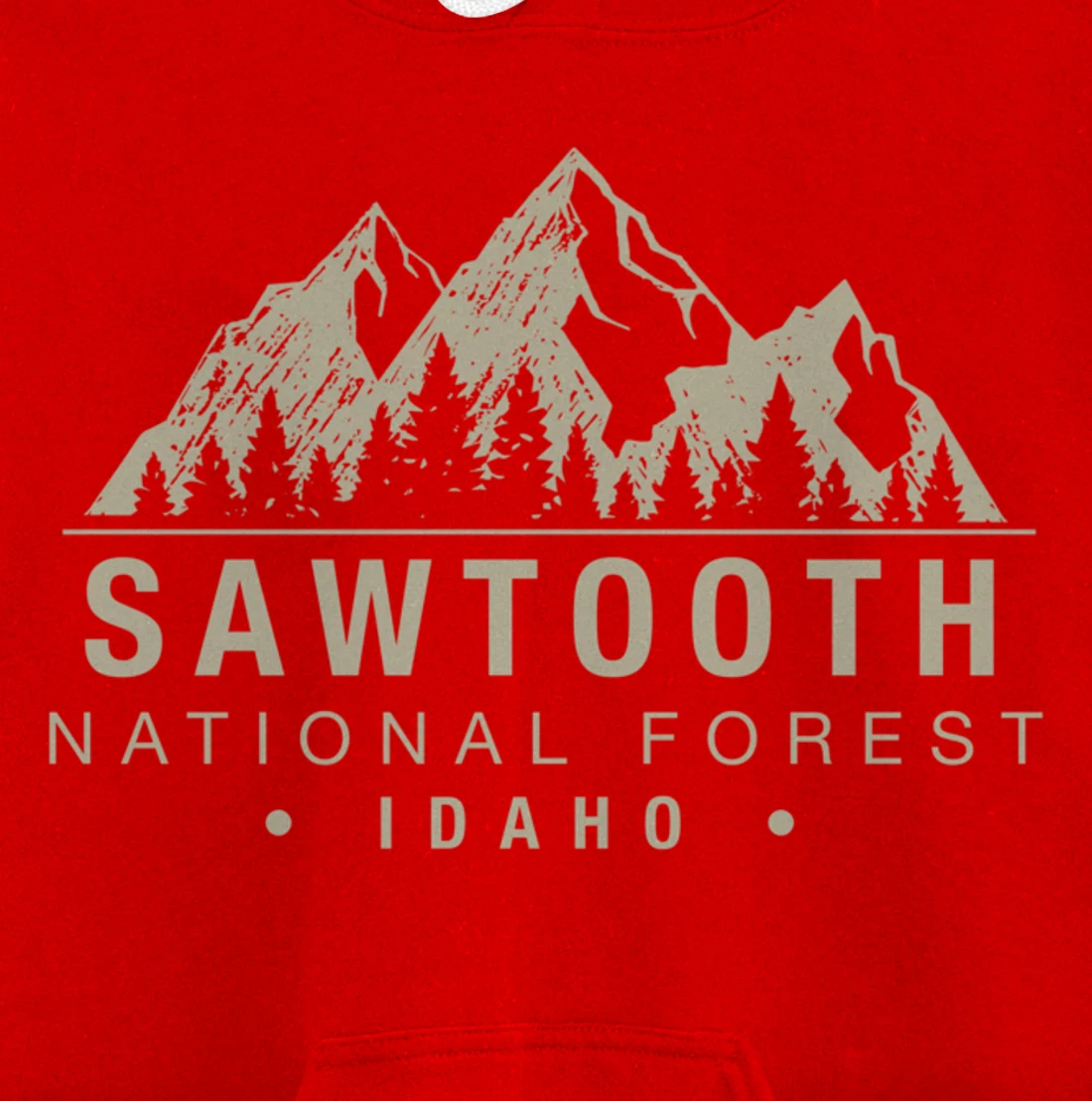 Sawtooth National Forest Idaho Pullover Hoodie