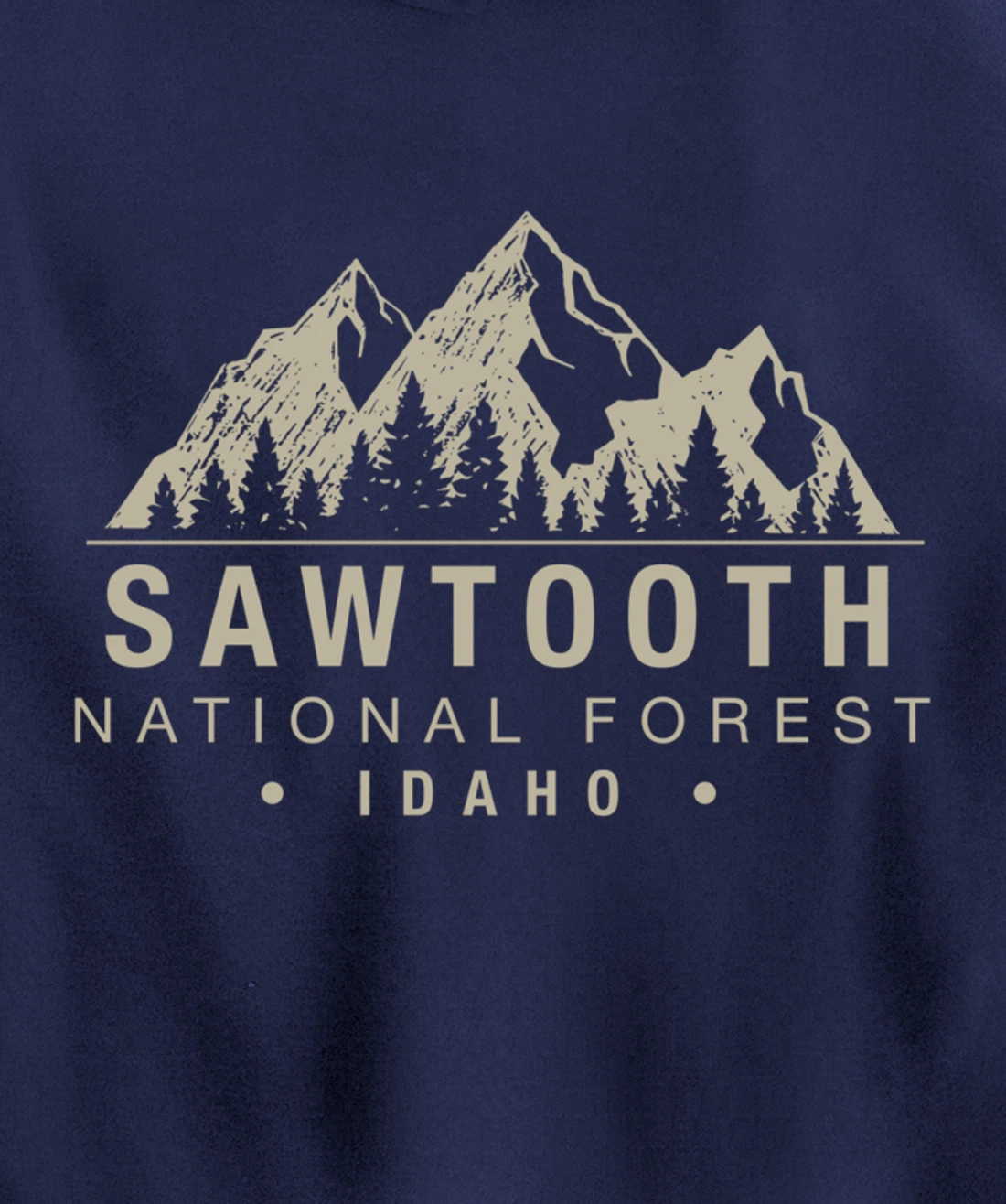 Sawtooth National Forest Idaho Pullover Hoodie