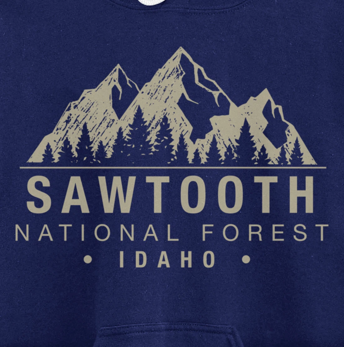 Sawtooth National Forest Idaho Pullover Hoodie
