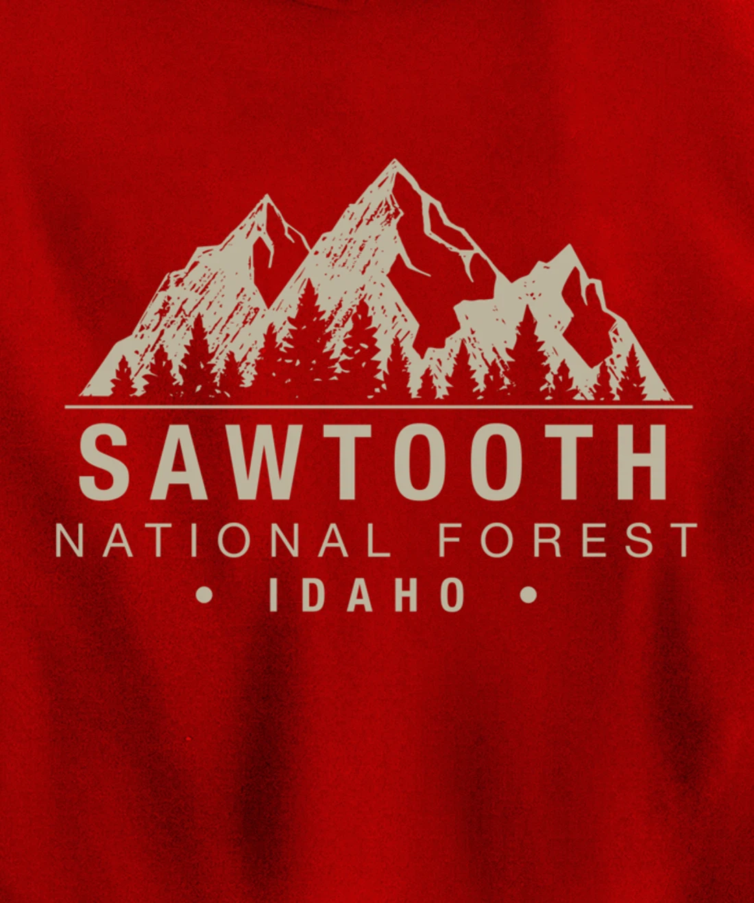 Sawtooth National Forest Idaho Pullover Hoodie