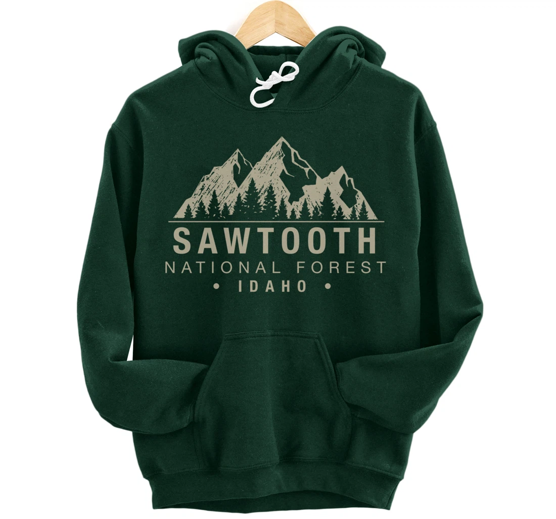 Sawtooth National Forest Idaho Pullover Hoodie