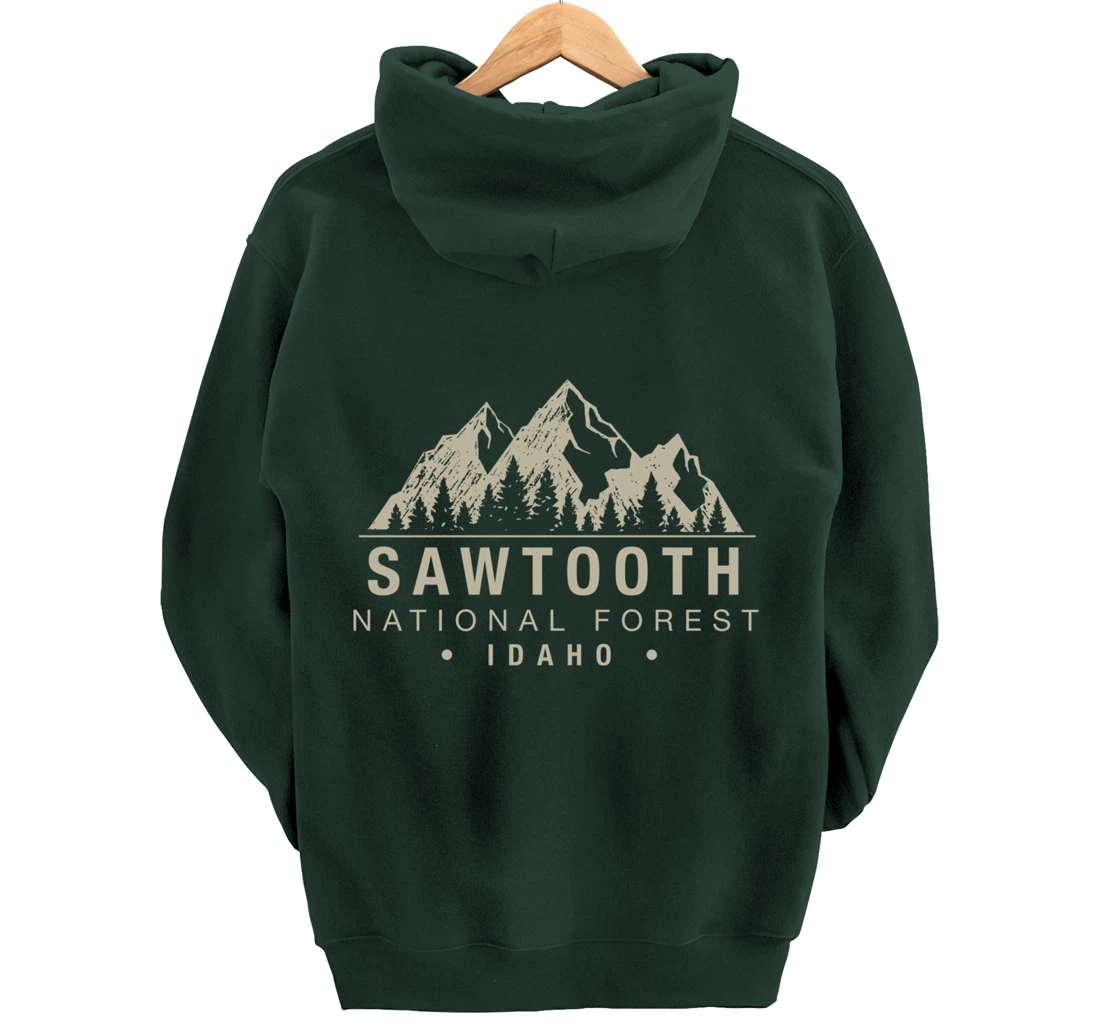 Sawtooth National Forest Idaho Pullover Hoodie