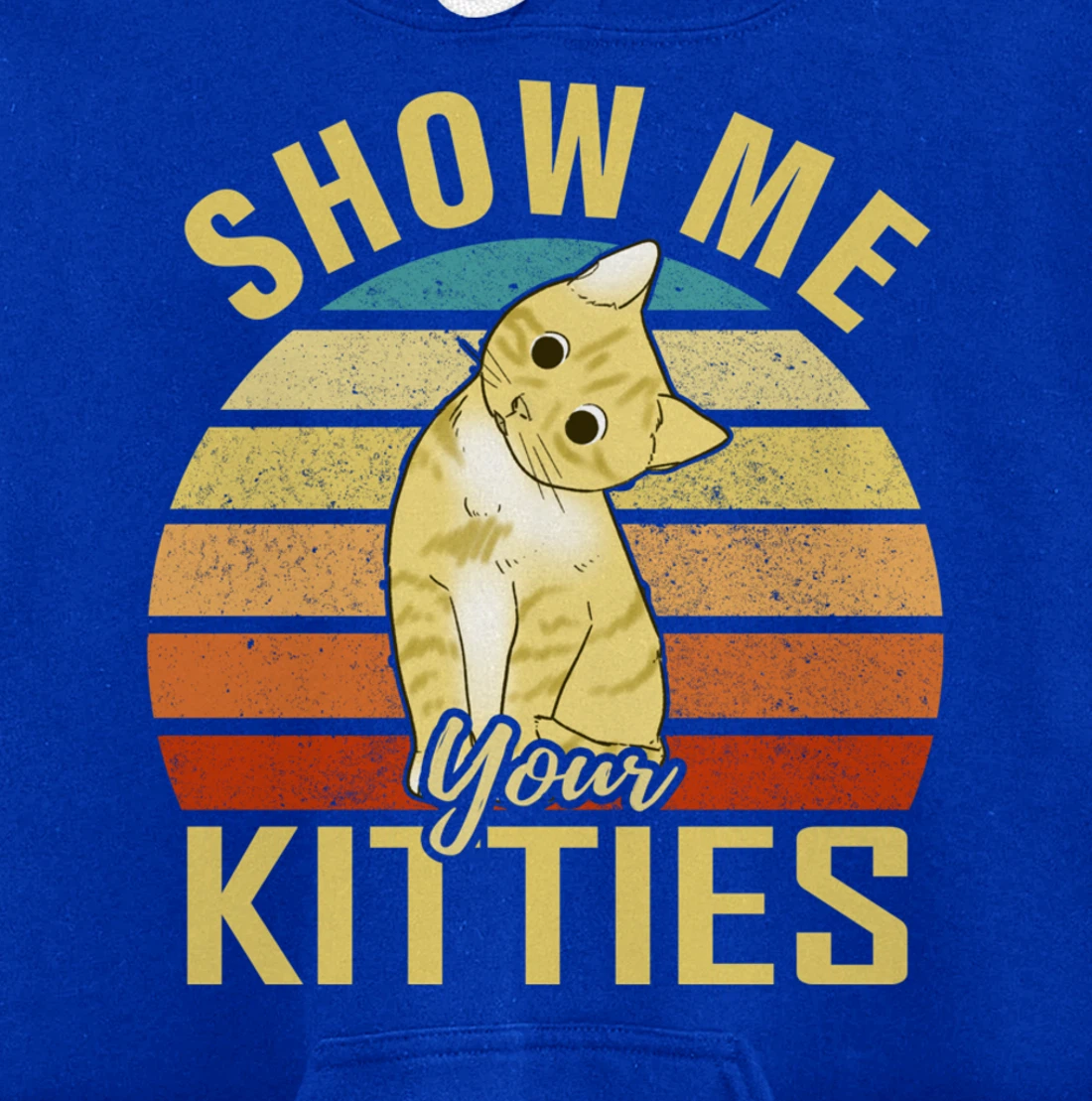 Show Me Your Kitties Funny Cat Lovers Gift Pullover Hoodie