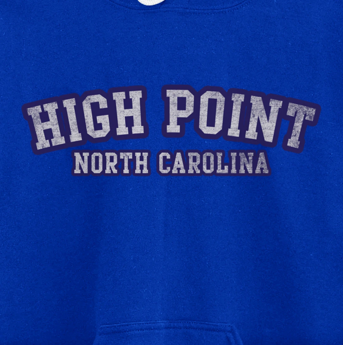 High Point North Carolina Athletic Text Sport Style Pullover Hoodie