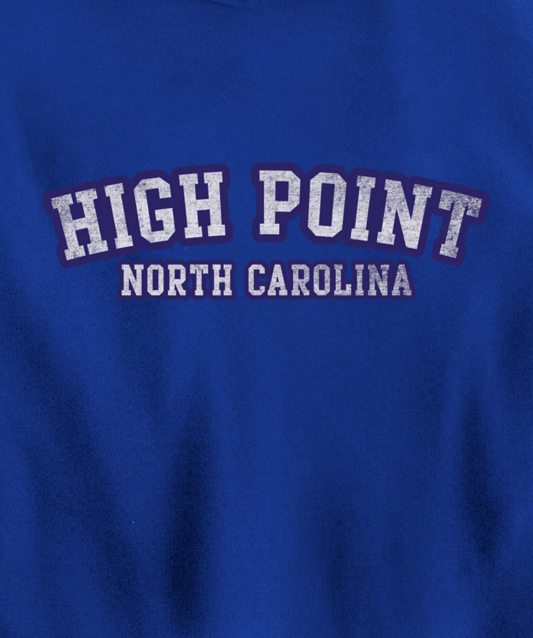 High Point North Carolina Athletic Text Sport Style Pullover Hoodie
