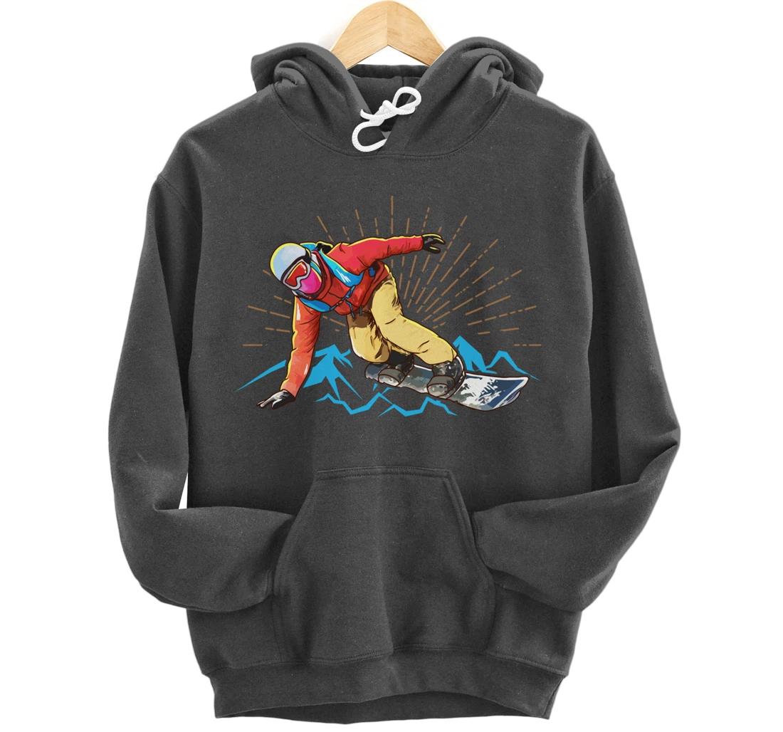 Snowboarding Pullover Hoodie