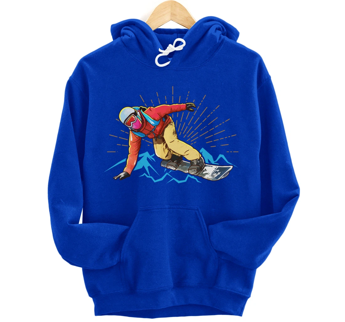Snowboarding Pullover Hoodie