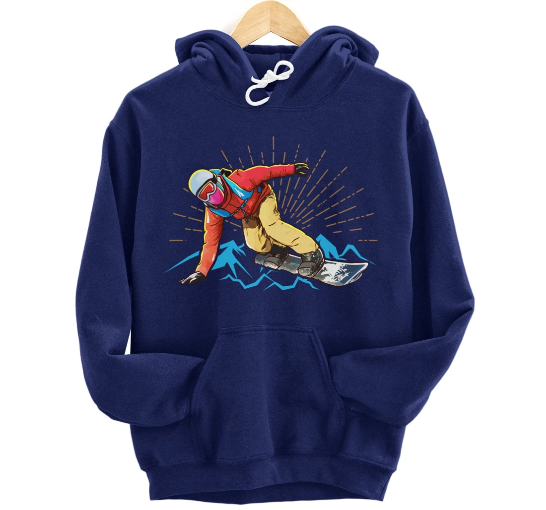 Snowboarding Pullover Hoodie