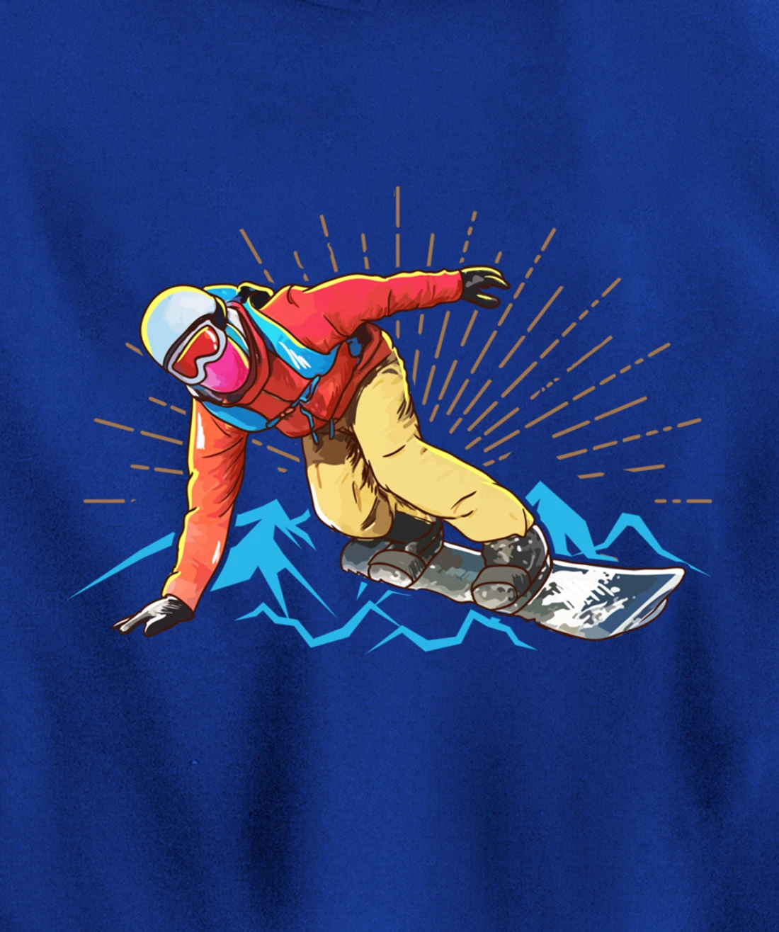 Snowboarding Pullover Hoodie