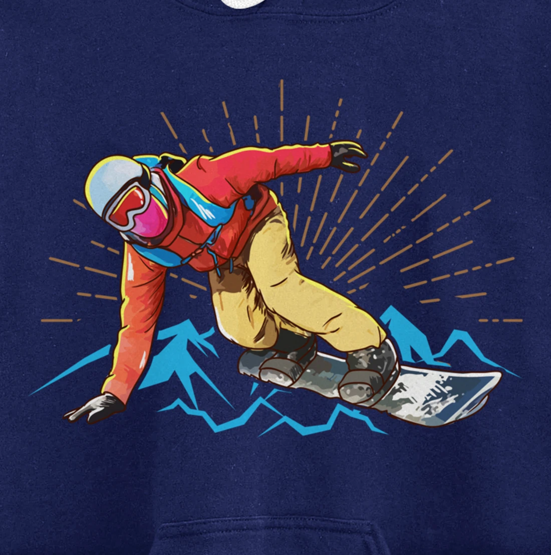 Snowboarding Pullover Hoodie