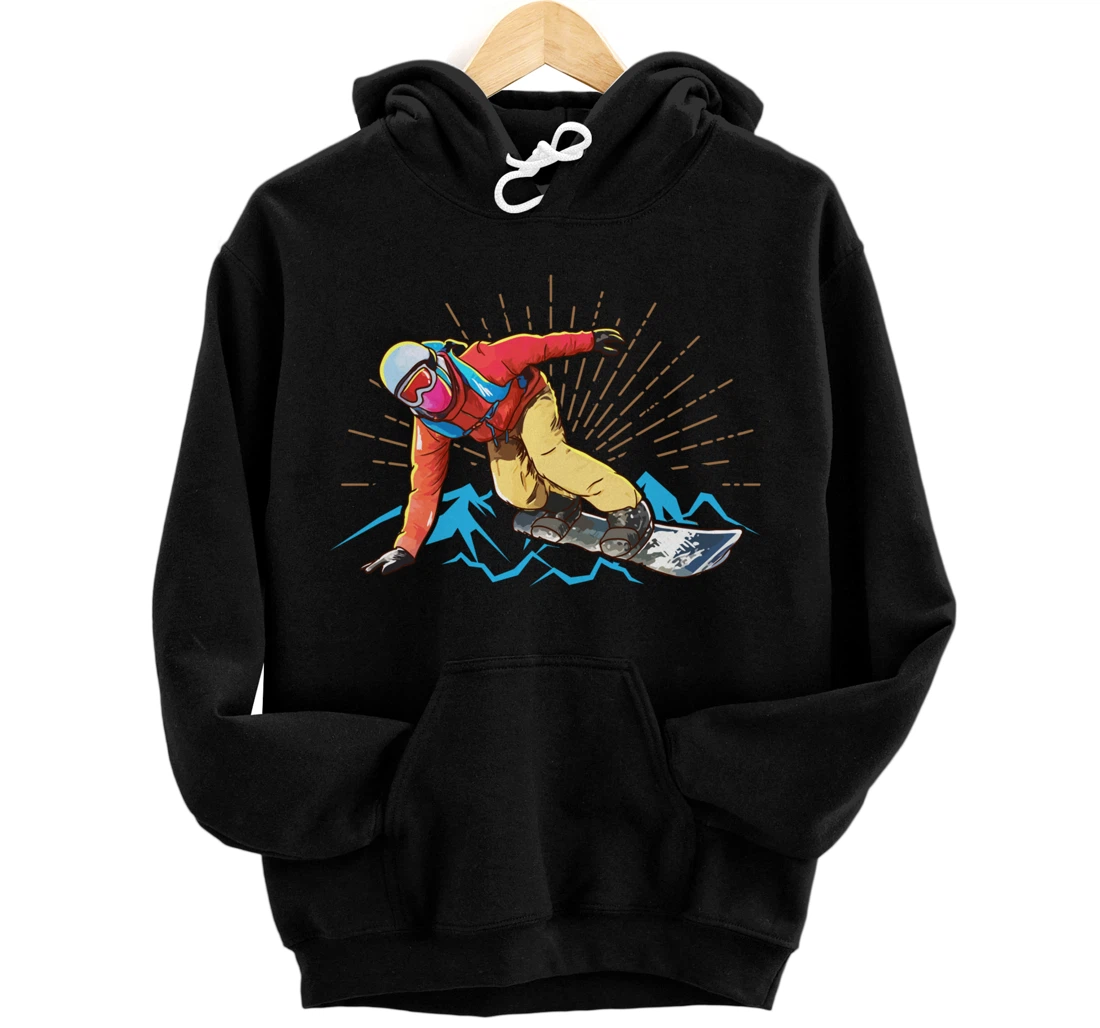 Snowboarding Pullover Hoodie