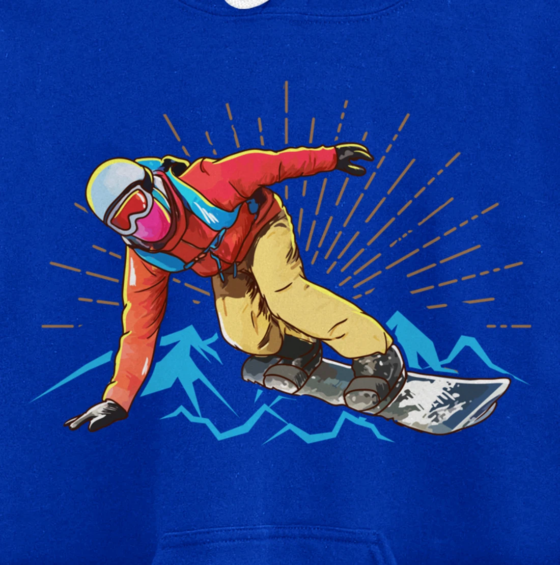 Snowboarding Pullover Hoodie