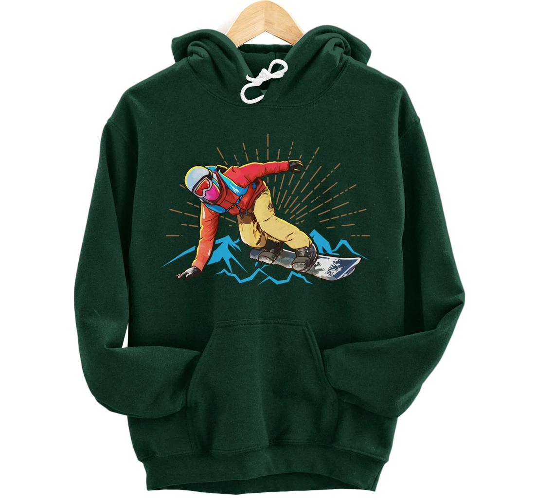 Snowboarding Pullover Hoodie
