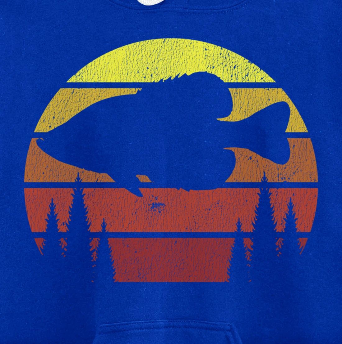 Crappie Fishing Retro Panfish Speck Fisherman Gift Pullover Hoodie